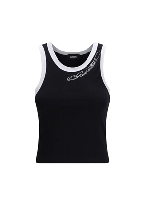 GCDS Black Cotton Top - M