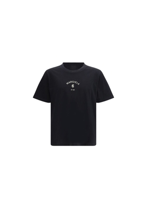 MM6 Black Cotton T-Shirt - L