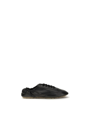 Saint Laurent Black Calf Leather Bos Taurus Athletic Sneakers - EU40/US7