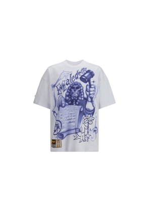 PDF Channel White Cotton T-Shirt - L