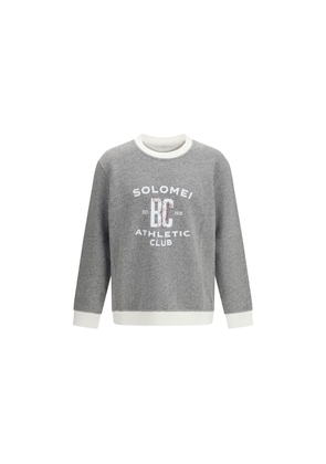 Brunello Cucinelli Gray Cotton Sweatshirt - L
