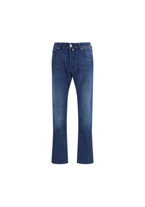 Jacob Cohen Blue Cotton Slim Fit Jeans - W30