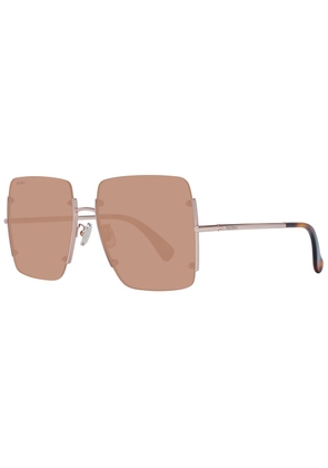 Max Mara Rose Gold Metal Sunglasses