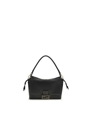 Fendi Black Calf Leather Bos Taurus Shoulder Bag