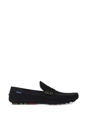 PS Paul Smith chain-detail suede loafers - Black