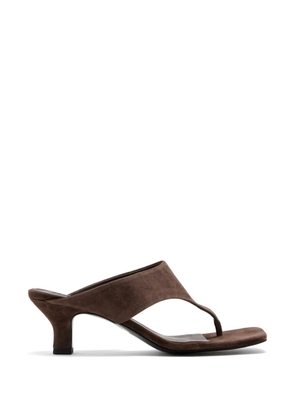 Senso Pearle I square-toe thong sandals - Brown