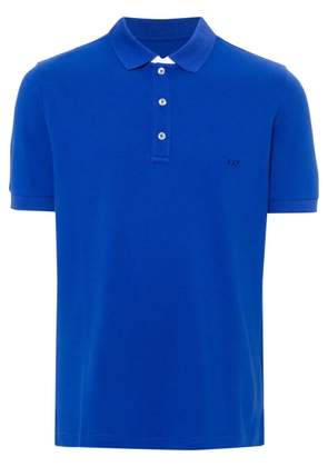 Fay stretch polo shirt - Blue