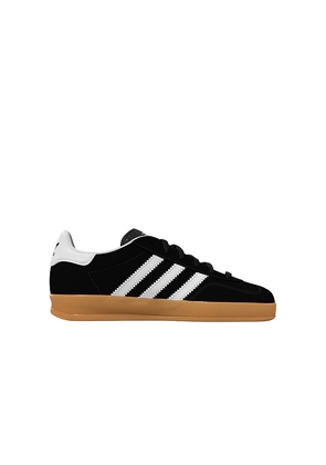 adidas Originals Kids Gazelle Indoor in Black, White. Size 11. Also in 12, 13, 1.