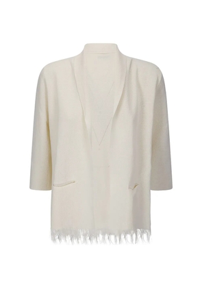 Archivio B fringe jacket - Neutrals