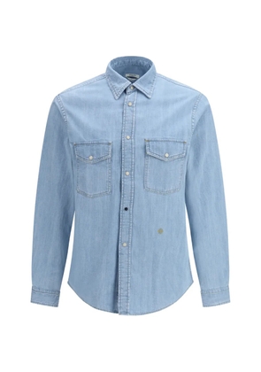 Jacob Cohën patch pocket shirt - Blue