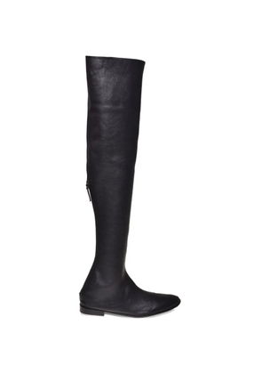 Alberta Ferretti over-the-knee flat boots - Black