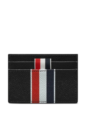 Thom Browne RWB-stripe card holder - Black