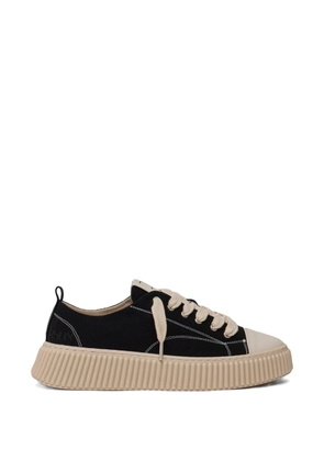 Rhun Treble textured-sole sneakers - Black