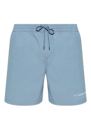 AllSaints Underground swim shorts - Blue