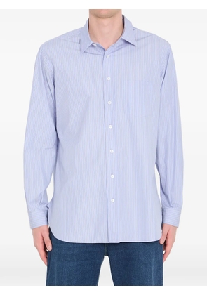 The Row striped patch-pocket shirt - Blue