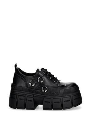 Buffalo Gospher Lace Up Punk shoes - Black