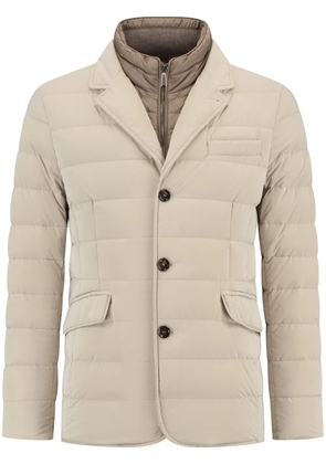 Moorer button-up jacket - Neutrals