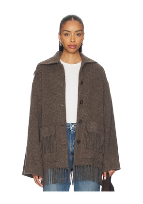 By Malene Birger Boloune Coat in Brown. Size 38. Also in 40.