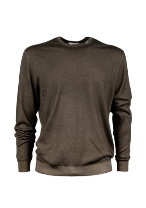 Malo round-neck sweater - Brown