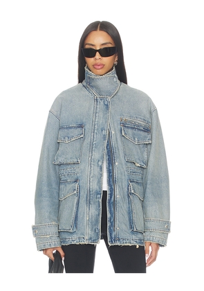 AGOLDE Aubrey Jacket in Blue. Size S. Also in L.