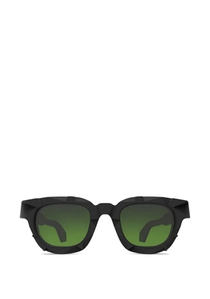 pugnale geometric frame sunglasses - Black