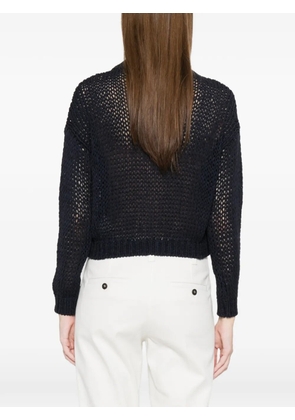 Roberto Collina V-neck cardigan - Blue