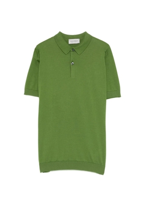 John Smedley button polo shirt - Green