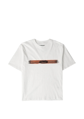 YARDSALE Cool Waters logo-print T-shirt - White