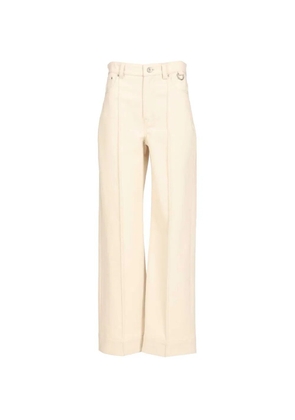 Durazzi Milano panelled wide-leg jeans - Neutrals