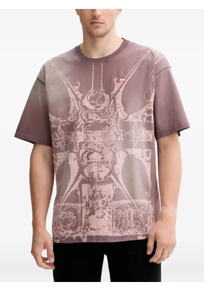 Diesel graphic-print T-shirt - Purple