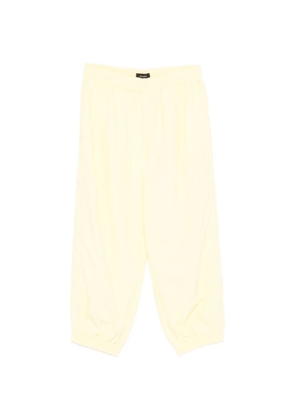 Willy Chavarria logo-embroidered trousers - Yellow