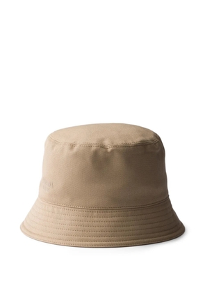 Prada Drill bucket hat - Neutrals