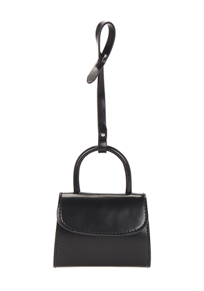 BY FAR Mini Mini Card Holder in Black.