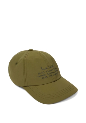 Paul Smith logo-detail baseball cap - Green