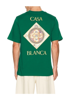 Casablanca Plafond Orne De Musique Classic Tee in Green. Size S. Also in L, M, XL/1X, XXL/2X.