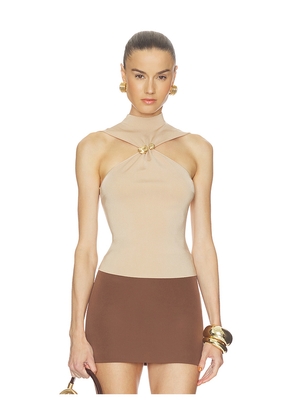 Cult Gaia Katherine Top in Nude. Size XXS. Also in XS, S, M, L, XL.