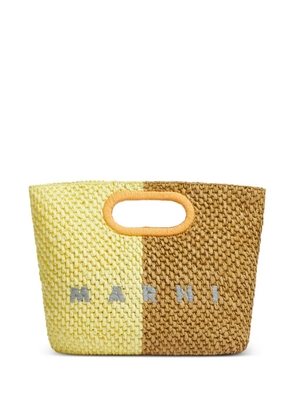 Marni cutout handles clutch bag - Yellow