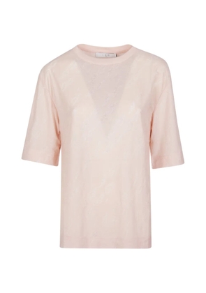 IRO short-sleeve crew-neck top - Pink