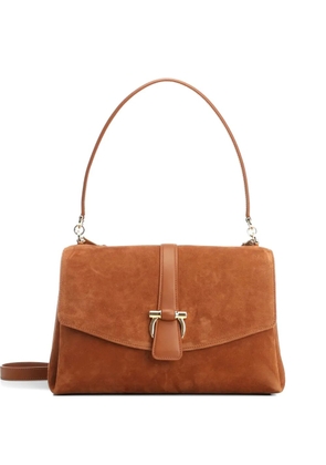 Ferragamo flap shoulder bag - Brown