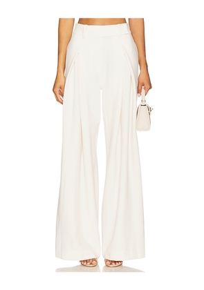 Favorite Daughter Pleats For Days Pant in Ivory. Size 4. Also in 6.