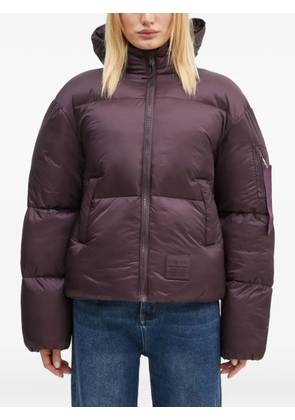 Alpha Industries Cloud hooded puffer jacket - Red