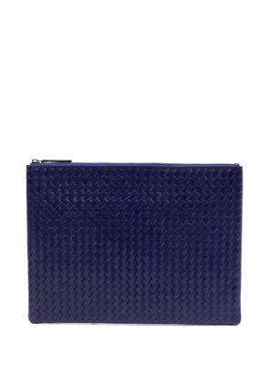DRAGON DIFFUSION woven clutch bag - Purple