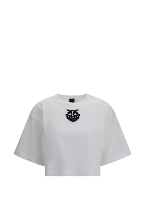 PINKO logo jersey T-shirt - White
