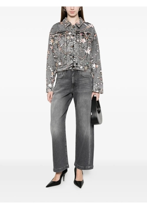 AG Jeans Hattie logo-patch jeans - Grey