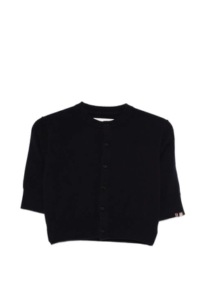 extreme cashmere Super Little button cardigan - Blue