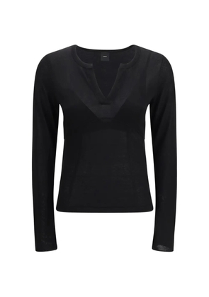 PINKO V-neck seraflino top - Black