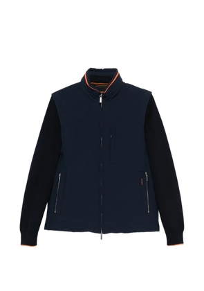 Moorer Camargo knitted detachable-sleeve gilet - Blue