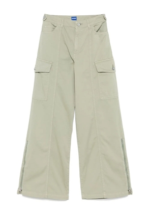HUGO wide-leg cargo pants - Green