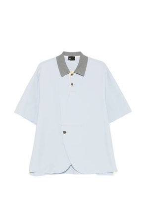 Kolor butto-detail polo shirt - Blue