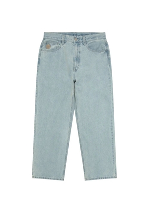 AAPE BY *A BATHING APE® logo embroidered trousers - Blue